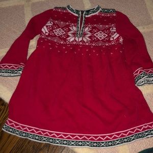 EUC Hartstrings Holiday Sweater Dress 3T
